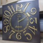 Laser Cut Classic Wall Clock Free Vector