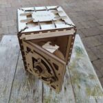 Laser Cut Wooden Safe Construction Kit 4mm Free Vector