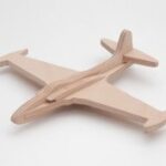 Laser Cut Aircraft Lockheed P-80 Jet Fighter Wooden Model 6mm SVG File