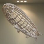 Laser Cut Airship Model for Home Decor Template Free Vector