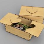 Laser Cut Wooden Photo Box 3mm Free Vector