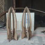 Laser Cut Wooden Rocket Toy
