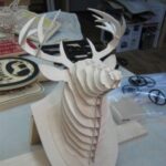 Deer Head Laser Cut Puzzle PDF File