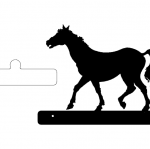 Horse Walking Plate dxf File