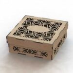 Laser Cut Box Template DXF File