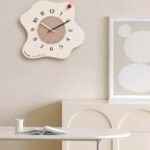 Laser Cut Irregular Decorative Wall Clock, Home Office Wall Clock
