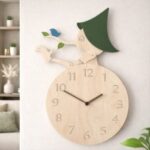 Laser Cut Pinocchio Wooden Wall Clock Modern Creative Wall Art