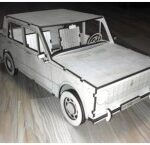 Car Vaz 2101 Free Vector
