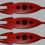 Laser Cut Rocket Wall Decor Free Vector