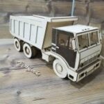 Laser Cut Kamaz Truck Template Free Vector