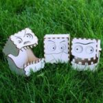 Laser Cut Monster Box Free Vector