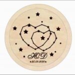 Laser Cut Personalized Wedding Ring Holder Wedding Ring Pillow Alternative Free Vector