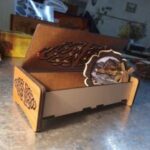 Laser Cut Decor Gift Box HDF 3mm 160x60x30mm Free Vector