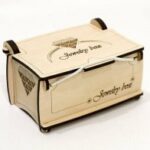 Laser Cut Wooden Jewelry Box with Lid Template Free Vector