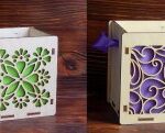 Laser Cut Wooden Decorative Gift Box Template Free Vector