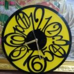 Laser Cut Elegant Acrylic Clock DXF File