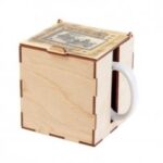 Laser Cut Christmas Gift Box For Mug 3mm Free Vector