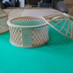 Mongolian Yurt Shaped Box DXF File