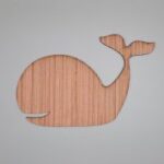 Laser Cut Sea Animal Whale Cutout Unfinished Wooden Blank Free Vector