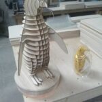 Laser Cut Penguin 3D Puzzle 4mm DXF File