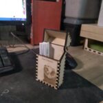 Laser Cut Wood Cigarette Case Cigarette Box Free Vector