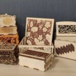 Laser Cut Decorative Wooden Box DXF File