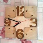 Laser Cutting Wall Clock Free Vector