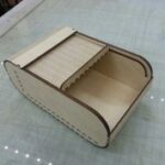Rolltop Box Lasercut cnc template Free Vector