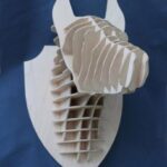 Laser Cut Doberman Dog Head Trophy 4mm Free Vector