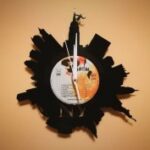Orologio Vinile New York dxf file
