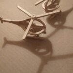 Laser Cut Helicopter 3D Model Template Free Vector