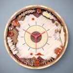 Laser Cut Layered Wooden Wall Clock Free Vector