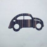 Laser Cut Unfinished Wood Car Shape Craft Embellishments Free Vector