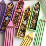 Laser Cut Pencil Candy Box Pencil Shaped Gift Box DXF File