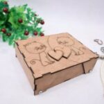 Laser Cut Wooden Gift Box 3mm Free Vector
