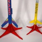 Laser Cut 13mm 18mm Model Rocket Display Stands 3mm Acrylic Free Vector