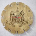 Laser Cut Engraved Wall Clock Free Vector