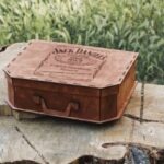 Laser Cut Suitcase Gift Box Free Vector