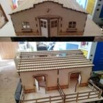 Laser Cut Horse Stable Barn Free Vector