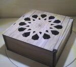Laser Cut Wooden Storage Box With Compartments Free Vector