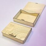 Laser Cut Wood Book Box With Clasp Template Free Vector