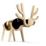 Laser Cut Deer Antler Wine Bottle Holder