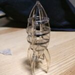 Laser Cut Rocket Pointy Fins 3mm Acrylic DXF File