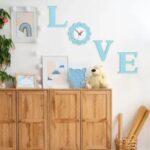 Laser Cut Modern Love Theme Wall Clock