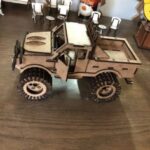 Jeep SUV 3D Puzzle Free Vector