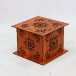 Laser Cut Intricate Wood Box With Lid