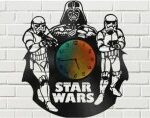 Star Wars Clock Plans Darth Vader Stormtrooper Free Vector