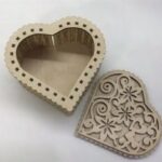 Laser Cut Plywood Heart Shaped Box Template Free Vector