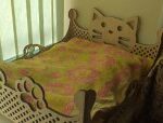 Laser Cut Wood Cat Bed Pet Bed Free Vector