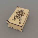 Laser Cut Viking Box 4mm Free Vector